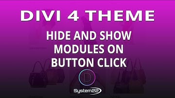 Divi 4 Add JavaScript To Hide And Show Modules On Button Click 👆