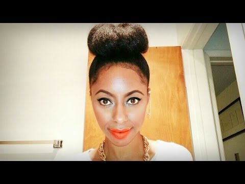 Donut Bun Tutorial On Natural Hair