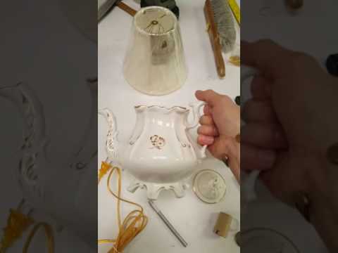 Tea pot lamp project