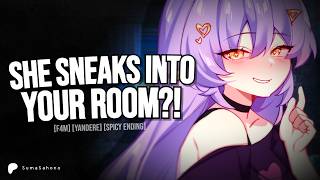 [F4M] - Yandere Sneaks In The Middle Of The Night?!