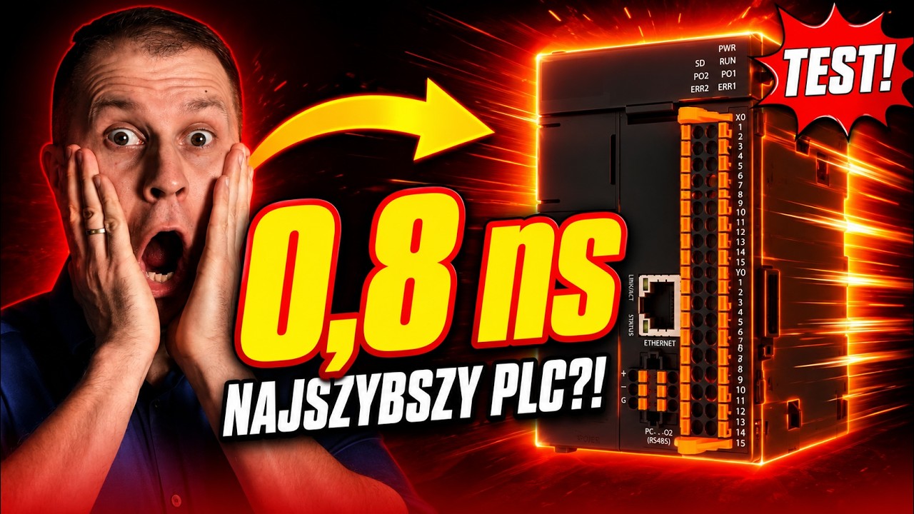 Najszybszy sterownik PLC na świecie?! 0,8 ns na instrukcję - testuję Fatek M-Series + HMI
