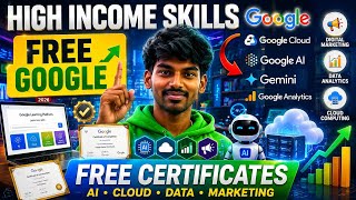 Google FREE Courses with Certificates 2026 🚀 | Learn In-Demand Skills & Get Job Ready