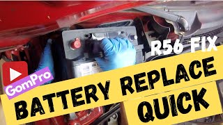 R56 mini cooper battery replacement