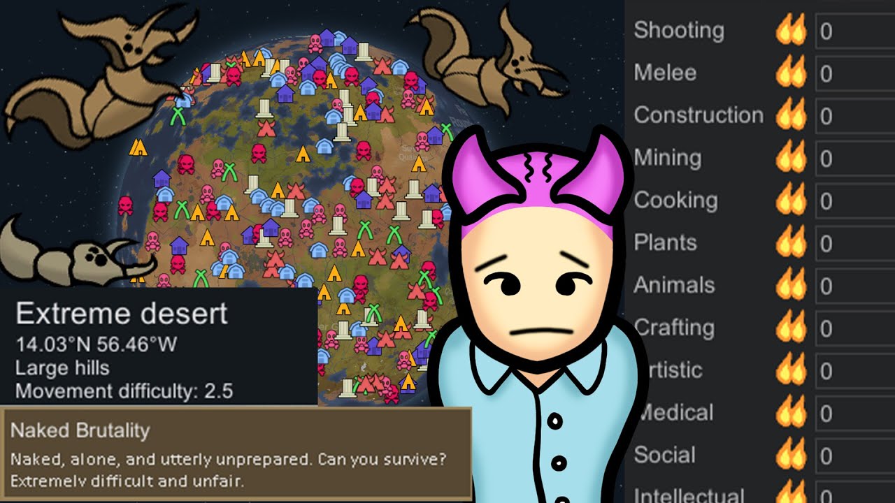 Can I Survive Naked Brutality Hive World?