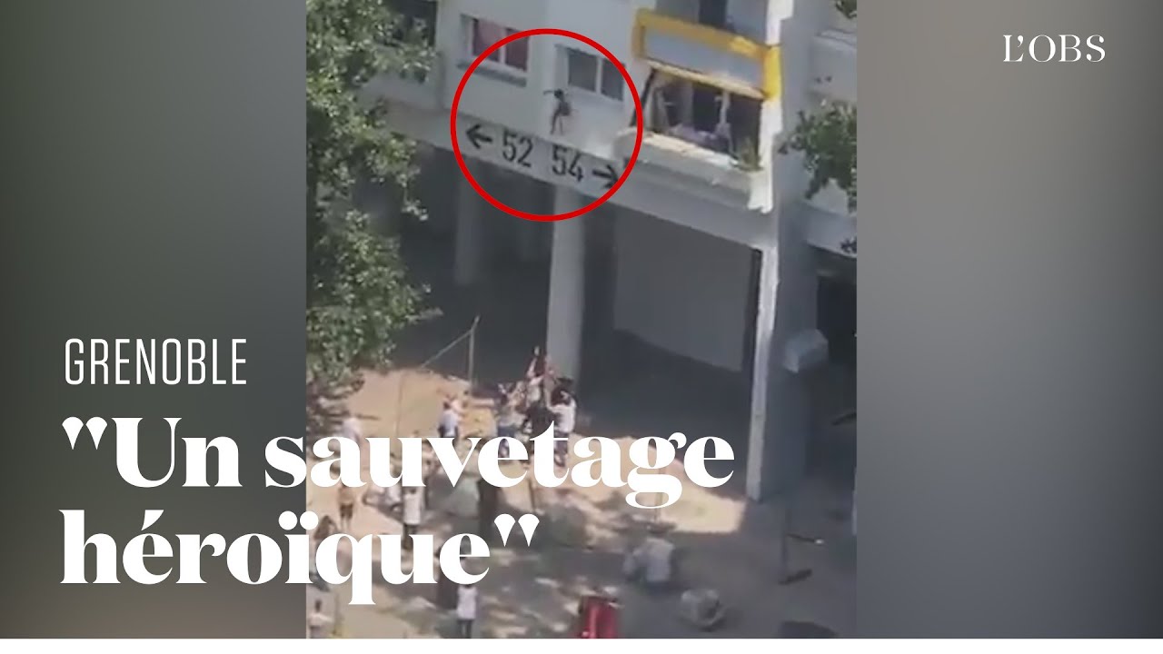 Deux enfants sautent du 3e étage et échappent miraculeusement à un incendie à Grenoble