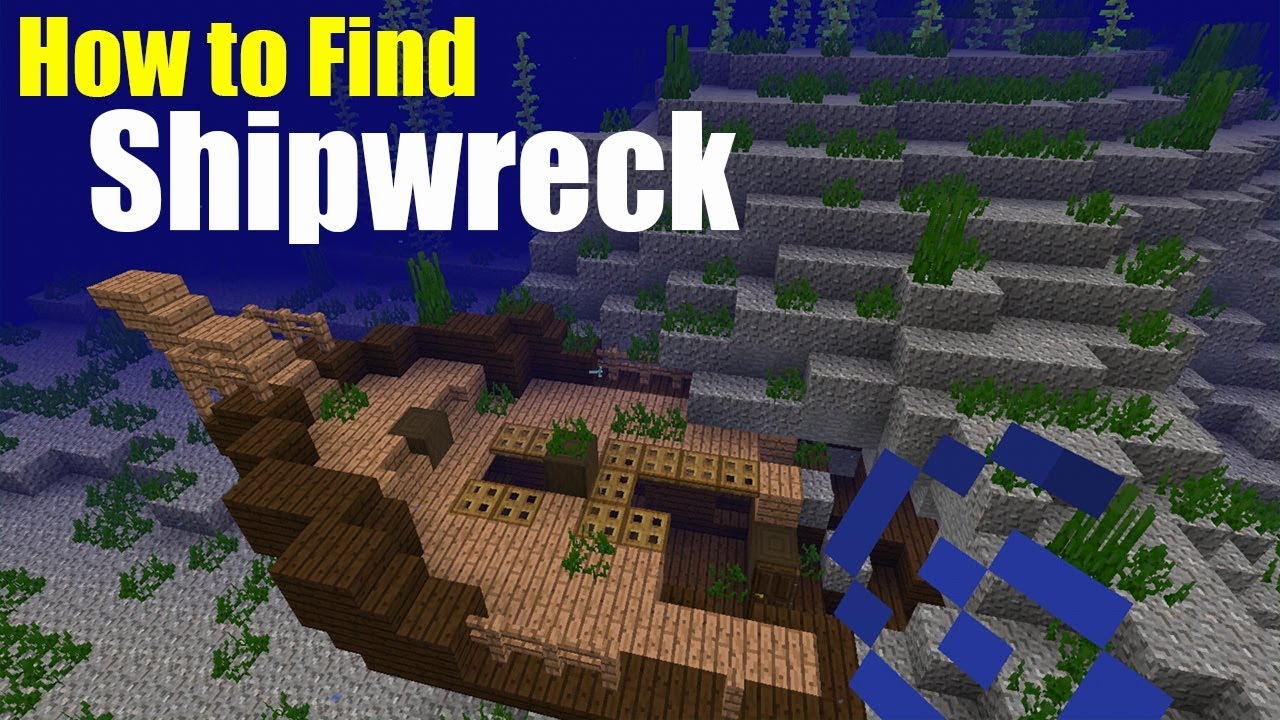 How to Find a Shipwreck | Minecraft PE - YouTube