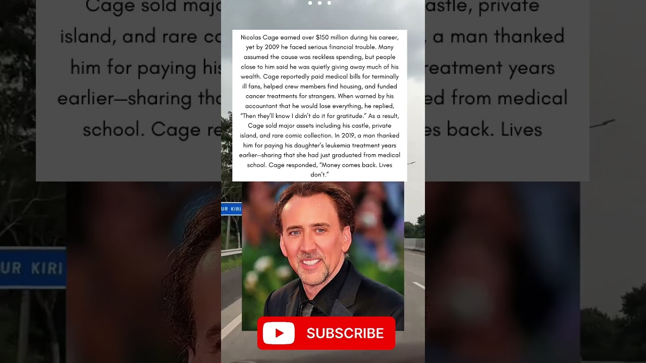 “Why Nicolas Cage Lost His Fortune”