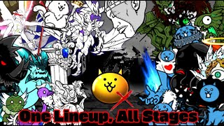 All Battle Cats Stages, No Gacha, One Lineup | The Perfect Lineup TRAILER