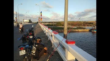 CÂU CÁ NGÁT TRÊN CẦU GẦN CỬA BIỂN BẠC LIÊU