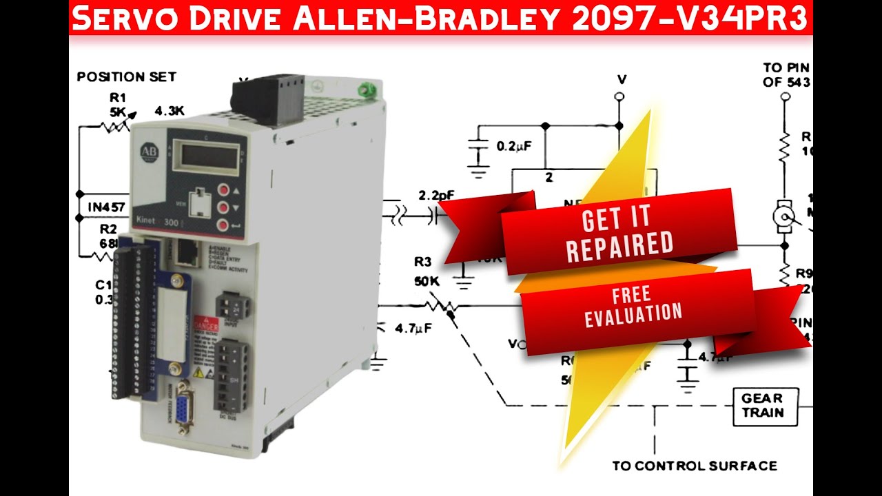 Allen-Bradley 2097-V34PR3 Repair | Kinetix 300 Servo Drive Diagnostic & Testing