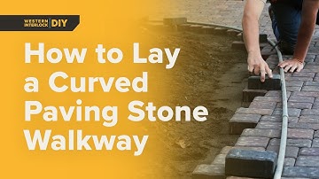 How to Lay a Curved Paving Stone Walkway