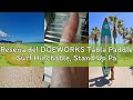 Reseña del DOEWORKS Tabla Paddle Surf Hinchable, Stand Up Paddle Board Tabla de Surf Premium con Asi