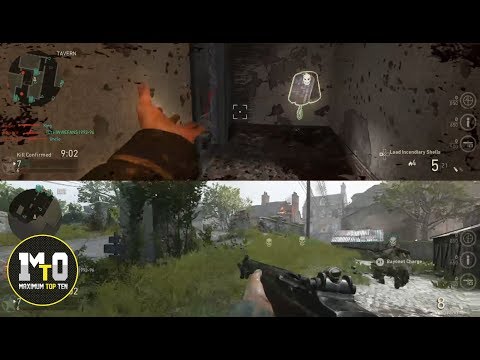 CALL OF DUTY WWII - COD LOCAL MULTIPLAYER SPLIT SCREEN HARDPOINT SAINTE  MARIE DU MONT GAMEPLAY 