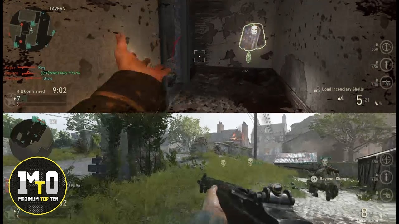 CALL OF DUTY WWII - COD LOCAL MULTIPLAYER SPLIT SCREEN KILL