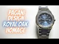 Pagani design royal oak homage  hands on first impressions