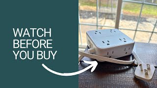 Honest Review of the Tessan Flat Plug Surge Protector | TESSAN