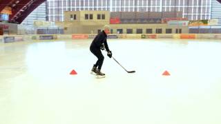 Puck Protection Drill: Figure Eight Forward