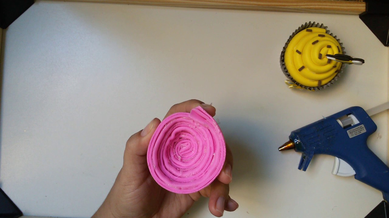 Cupecake em eva confeitaria