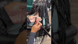 How do you take down your Braids? #braids #braider