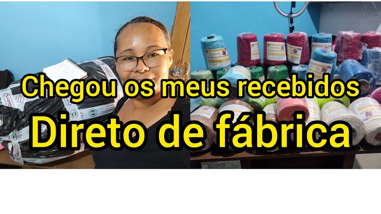 Não compre barbante antes de assistir esse vídeo😱 barbante direto de fábrica😁