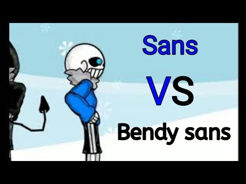 Undertale | sans vs bendy sans | crated by draw cartoon 2 - YouTube