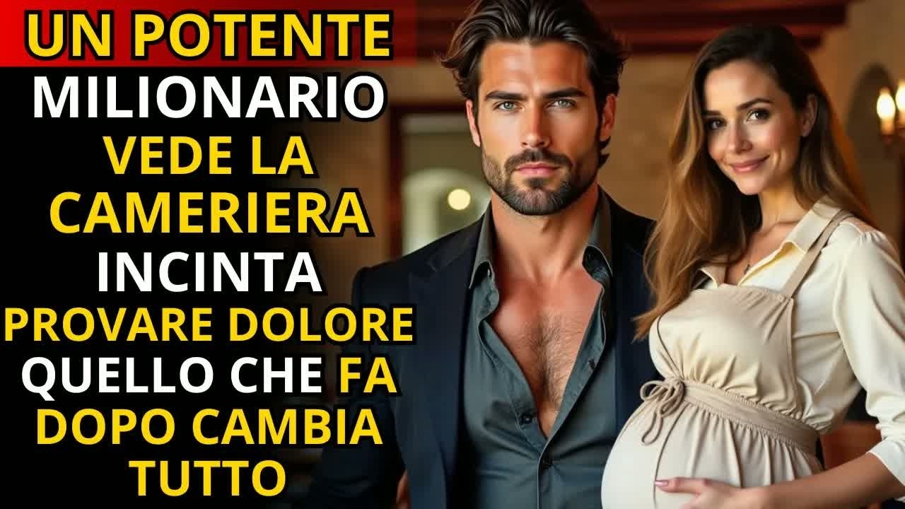 Una Cameriera Incinta Ed Esausta Serve Un Uomo Potente： E Lui La Sorprende Con Il Suo Gesto