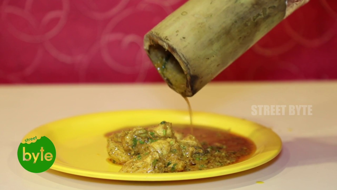 Bamboo Chicken in Hyderabad | Traditional Indian Food | Healthy Chicken recipes | Street Byte