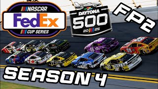 NASCAR iRacing FedEx Cup Series S4 Daytona 500 Second Practice LIVE