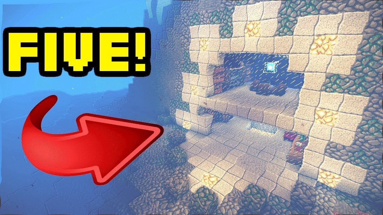 5 Minecraft Underwater House Tutorials (How to Build ...