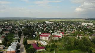 Гаврилов-Ям (Ярославская область)  с квадрокоптера 4K