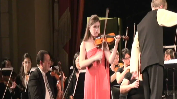 Alina Ming Kobialka plays Barber Violin Concerto 3...