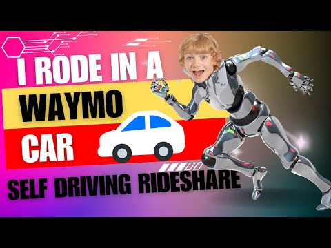 I rode in a self-driving WAYMO Car!!!!