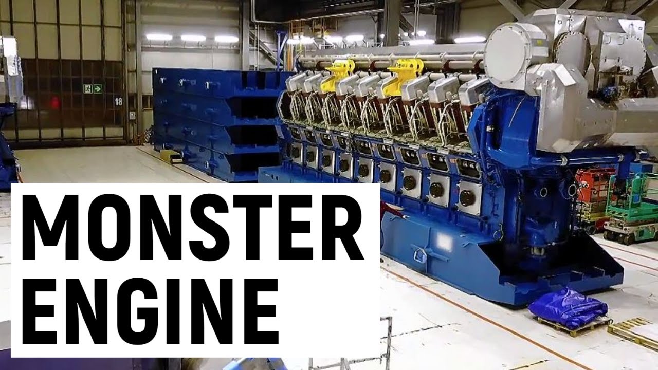 How The World's LARGEST Marine Engine Is Manufactured