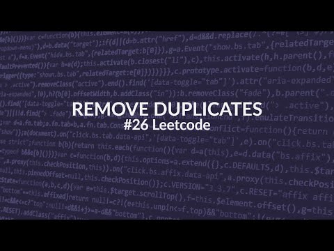 Remove Duplicates from Sorted Array - Leetcode #26