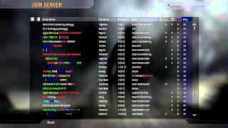MW2 Crash when scrolling down on server list