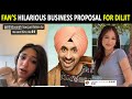 Diljit dosanjhs female fan asks him to hire her as professional roti maker in most hilarious way