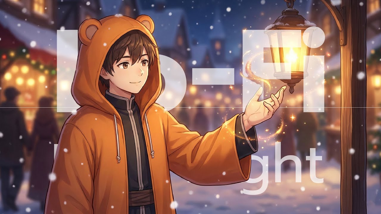 Christmas Night Relax Music in a Fantasy World — Cozy Lofi BGM