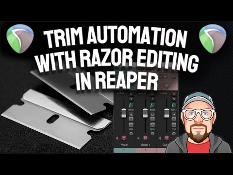 Trim Automation With Razor Editing In Reaper