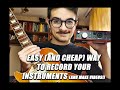 VLOG #1: EASIEST (AND CHEAPEST) WAY TO RECORD YOUR INSTRUMENTS AND MAKE A YOUTUBE VIDEO!