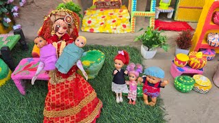 Barbie Doll All Day Routine In Indian Villageradha Ki Kahani Part -688Barbie Doll Bedtime Story