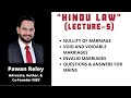 FAMILY LAW-HINDU LAW| LECTURE-5 | Void Marriage|| Voidable Marriage| Invalid Marriage|| Mains Q & A.