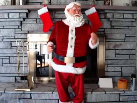 Santa Claus Singing Dancing Animated 5 Ebay 290505104184 Youtube