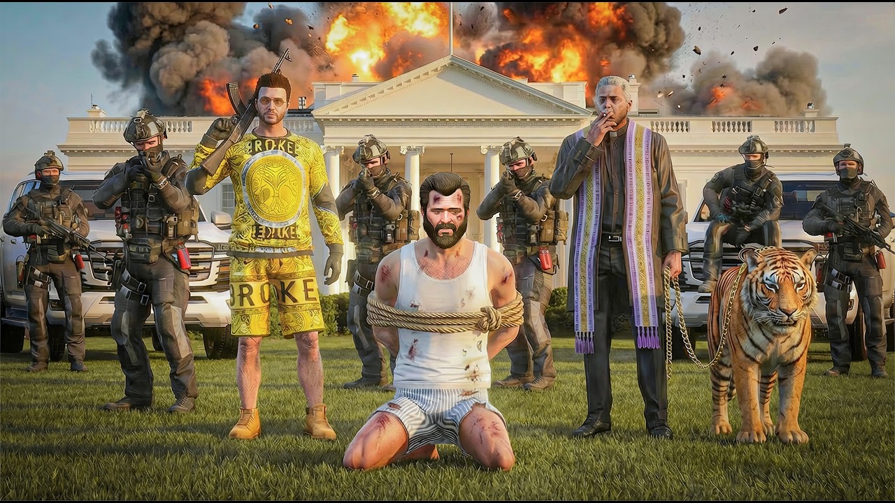 BIGGEST MAFIA ATTACK ON MICHAEL | GTA 5 REAL LIFE