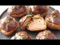 チョコレート・シュークリームの作り方 Chocolate Cream Puff｜HidaMari Cooking