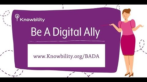 Be A Digital Ally Promo Video