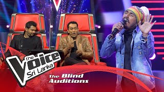 Video thumbnail of "Chamila Prasad - Awasan Liyumai (අවසන් ලියුමයි ) | Blind Auditions | The Voice Sri Lanka"