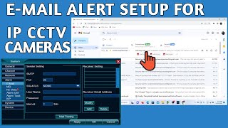 How to setup CCTV Camera Email Notification to send Snap shots of Detected motion into Email screenshot 5