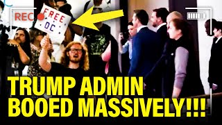 Trump VP MERCILESSLY BOOED at DISASTER PHOTO OP