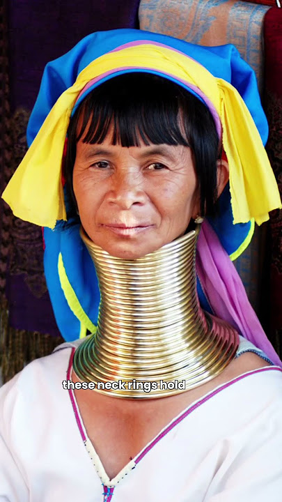 Thailand's famous long neck tribe people don't actually have long