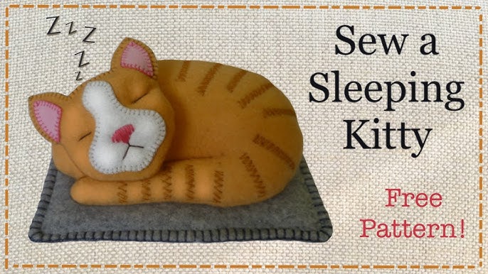 DIY felt cat tutorial - Free pattern with Lisa Pay - YouTube diy-felt-cat-tutorial-free-pattern-with-lisa-pay-youtube